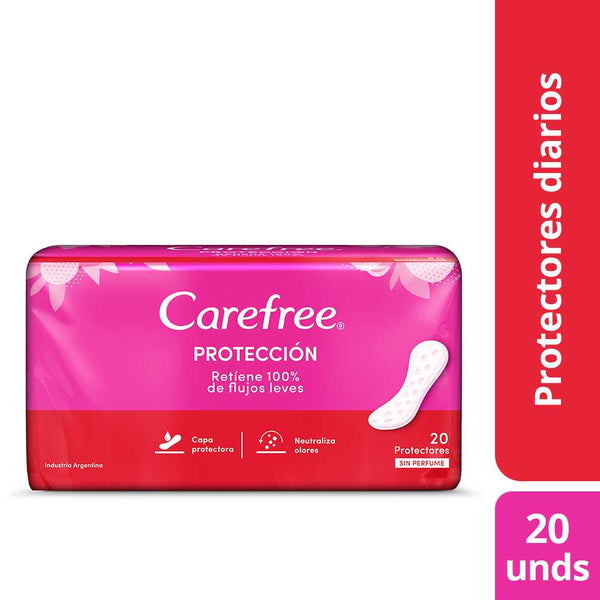 20 Pack Carefree Fragrance-Free Protection Daily Protectors: Maximum Absorbency, Odor Control, Breathable Material & More