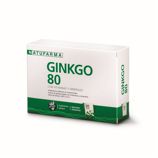 Natufarma Ginkgo For Brain Performance: 30 Tablets Ea. Supports Healthy Cognitive Function, Memory, and Nerve Function